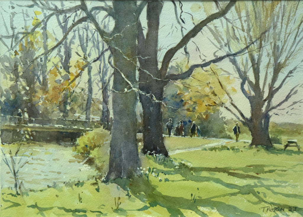 By the Footbridge, Stamford Meadows, by Terry Preen