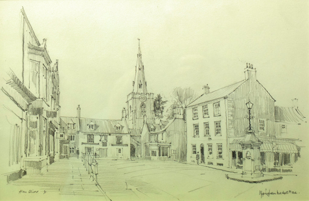 Uppingham Market Square, by Alan Oliver